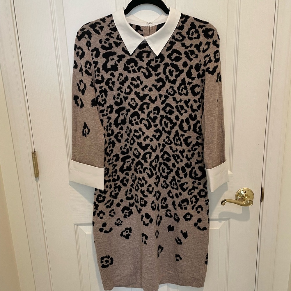 Like New Collared Sweater Dress